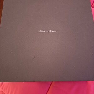 Rick Owens Gray Sneaker Box